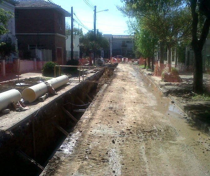 Desagüe Pluvial calle Caseros 600mts. – Vicente López
