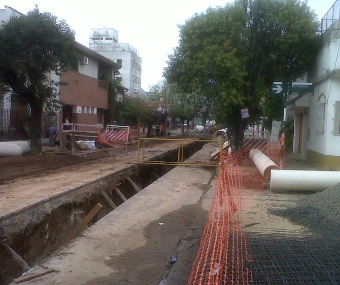 Desagüe Pluvial calle Caseros 600mts. – Vicente López