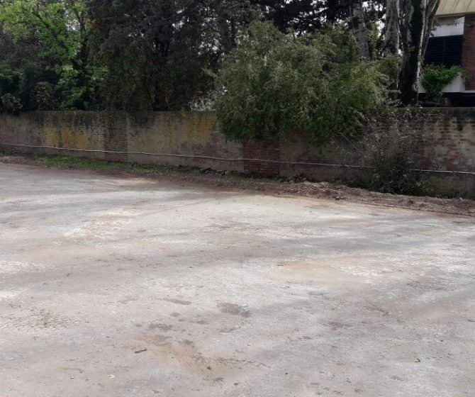 Pavimentación asfáltica playa de maniobras, 9 de Abril. – TYC SA