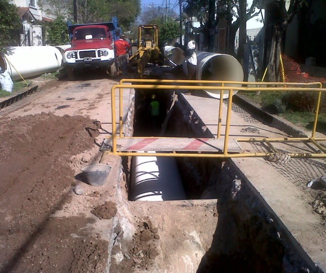 Desagüe Pluvial calle Caseros 600mts. – Vicente López