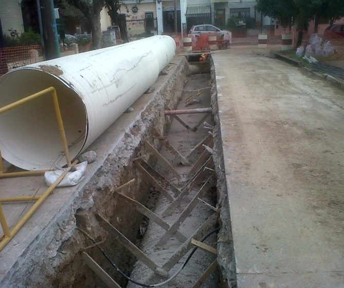 Desagüe Pluvial calle Caseros 600mts. – Vicente López
