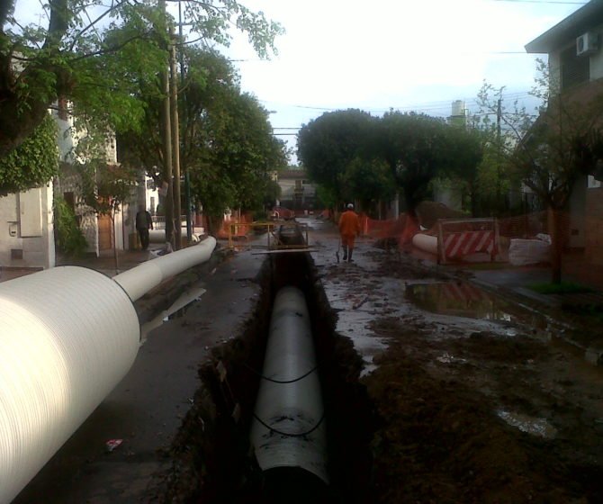 Desagüe Pluvial calle Caseros 600mts. – Vicente López